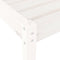 vidaXL - Ligstoelen - 2 - st - 199,5x60x74 - cm - massief - grenenhout - wit