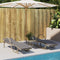 vidaXL - Ligstoelen - 2 - st - met - tafel - poly - rattan - beige