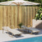 vidaXL - Ligstoelen - 2 - st - met - tafel - poly - rattan - beige