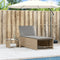 vidaXL - Ligstoelen - 2 - st - met - tafel - poly - rattan - beige