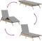 vidaXL - Ligstoelen - 2 - st - met - tafel - poly - rattan - beige
