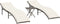 vidaXL - Ligstoelen - 2 - st - met - tafel - poly - rattan - bruin