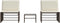 vidaXL - Ligstoelen - 2 - st - met - tafel - poly - rattan - bruin