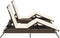 vidaXL - Ligstoelen - 2 - st - met - tafel - poly - rattan - bruin