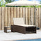 vidaXL - Ligstoelen - 2 - st - met - tafel - poly - rattan - bruin