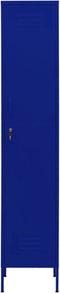 vidaXL - Lockerkast - 35x46x180 - cm - staal - marineblauw