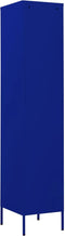 vidaXL - Lockerkast - 35x46x180 - cm - staal - marineblauw