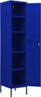 vidaXL - Lockerkast - 35x46x180 - cm - staal - marineblauw