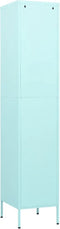 vidaXL - Lockerkast - 35x46x180 - cm - staal - mint