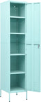 vidaXL - Lockerkast - 35x46x180 - cm - staal - mint