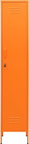 vidaXL - Lockerkast - 35x46x180 - cm - staal - oranje