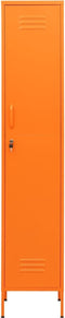 vidaXL - Lockerkast - 35x46x180 - cm - staal - oranje