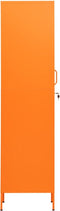 vidaXL - Lockerkast - 35x46x180 - cm - staal - oranje