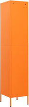 vidaXL - Lockerkast - 35x46x180 - cm - staal - oranje