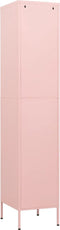 vidaXL - Lockerkast - 35x46x180 - cm - staal - roze