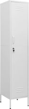 vidaXL - Lockerkast - 35x46x180 - cm - staal - wit