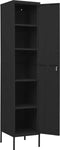 vidaXL - Lockerkast - 35x46x180 - cm - staal - zwart