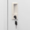 vidaXL - Lockerkast - 38x40x180 - cm - staal - lichtgrijs