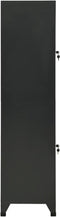 vidaXL - Lockerkast - 38x45x180 - cm - staal - antracietkleurig