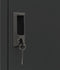 vidaXL - Lockerkast - 38x45x180 - cm - staal - antracietkleurig