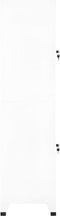 vidaXL - Lockerkast - 38x45x180 - cm - staal - wit