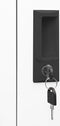 vidaXL - Lockerkast - 38x45x180 - cm - staal - wit