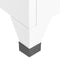 vidaXL - Lockerkast - 38x45x180 - cm - staal - wit