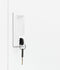 vidaXL - Lockerkast - 38x45x180 - cm - staal - wit