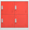 vidaXL - Lockerkast - 90x45x92,5 - cm - staal - lichtgrijs - en - rood