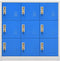 vidaXL - Lockerkast - 90x45x92,5 - cm - staal - lichtgrijs - en - blauw