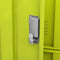 vidaXL - Lockerkast - 90x45x92,5 - cm - staal - lichtgrijs - en - groen