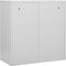 vidaXL - Lockerkast - 90x45x92,5 - cm - staal - lichtgrijs - en - groen