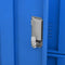 vidaXL - Lockerkast - 90x45x92,5 - cm - staal - lichtgrijs - en - blauw