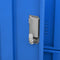 vidaXL - Lockerkast - 90x45x92,5 - cm - staal - lichtgrijs - en - blauw