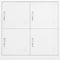 vidaXL - Lockerkast - 90x45x92,5 - cm - staal - lichtgrijs