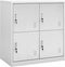 vidaXL - Lockerkast - 90x45x92,5 - cm - staal - lichtgrijs