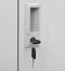vidaXL - Lockerkast - 90x45x92,5 - cm - staal - lichtgrijs
