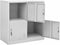 vidaXL - Lockerkast - 90x45x92,5 - cm - staal - lichtgrijs