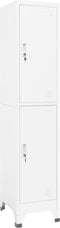 vidaXL - Lockerkast - met - 2 - vakken - 38x45x180 - cm