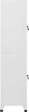 vidaXL - Lockerkast - met - 2 - vakken - 38x45x180 - cm