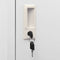 vidaXL - Lockerkast - met - 3 - vakken - 38x45x180 - cm