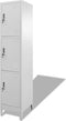 vidaXL - Lockerkast - met - 3 - vakken - 38x45x180 - cm