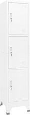 vidaXL - Lockerkast - met - 3 - vakken - 38x45x180 - cm