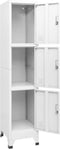 vidaXL - Lockerkast - met - 3 - vakken - 38x45x180 - cm