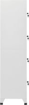 vidaXL - Lockerkast - met - 4 - vakken - 38x45x180 - cm