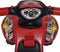 vidaXL Loopquad met licht en geluid rood