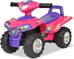 vidaXL Loopquad met licht en geluid roze en paars