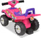 vidaXL Loopquad met licht en geluid roze en paars