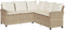 vidaXL - Loungebank - met - kussens - L-vormig - poly - rattan - beige