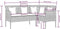 vidaXL - Loungebank - met - kussens - L-vormig - poly - rattan - bruin